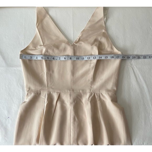 Amanda Uprichard Pyramid Dress In Bone, Size L - Picture 8 of 9